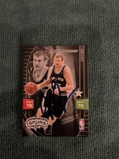 2009-10 Panini Adrenalyn XL Spurs Matt Bonner Hand Signed auto autograph BLUE