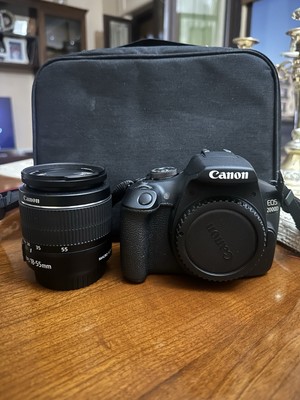 Canon EOS 2000D 24.1MP digitale Spiegelreflexkamera - Schwarz (Nur Gehäuse)