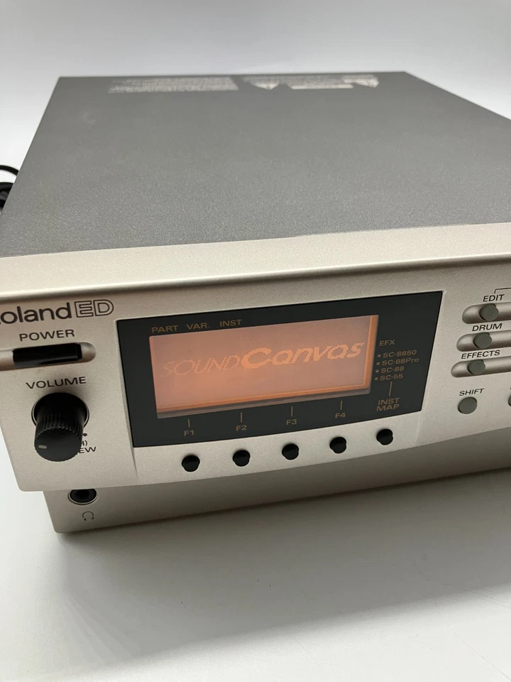 Roland SC-8850 MIDI Sound Module Synthesizer 1999 w/Power Cord Working ZM68379 - Image 2 of 4