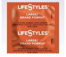100 PCs Lifestyle Large( Kyng )size Lubricated Latex Condoms,+ Free Lube Samples