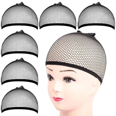 6 pcs Hair Net, Durable Professional Hairnet Cap, Stretchy Wig Cap for Men Women