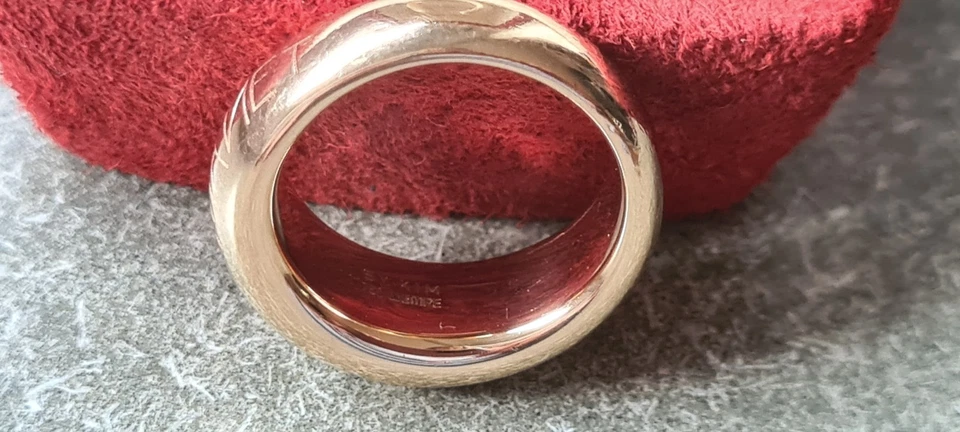 WEMPE BY KIM Sensual Ring kleiner Brillant 750 Rosegold 18 K massiv Größe 57-58 - Bild 2 von 4