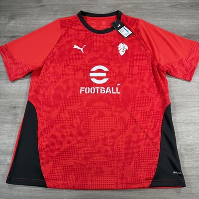 Puma AC Milan Jersey Mens XL Red Serie A Soccer Alternate Shirt