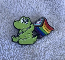 🐊King Gizzard and the Lizard Wizard | Field of Vision  | PRIDE PIN  - SOLD OUT
