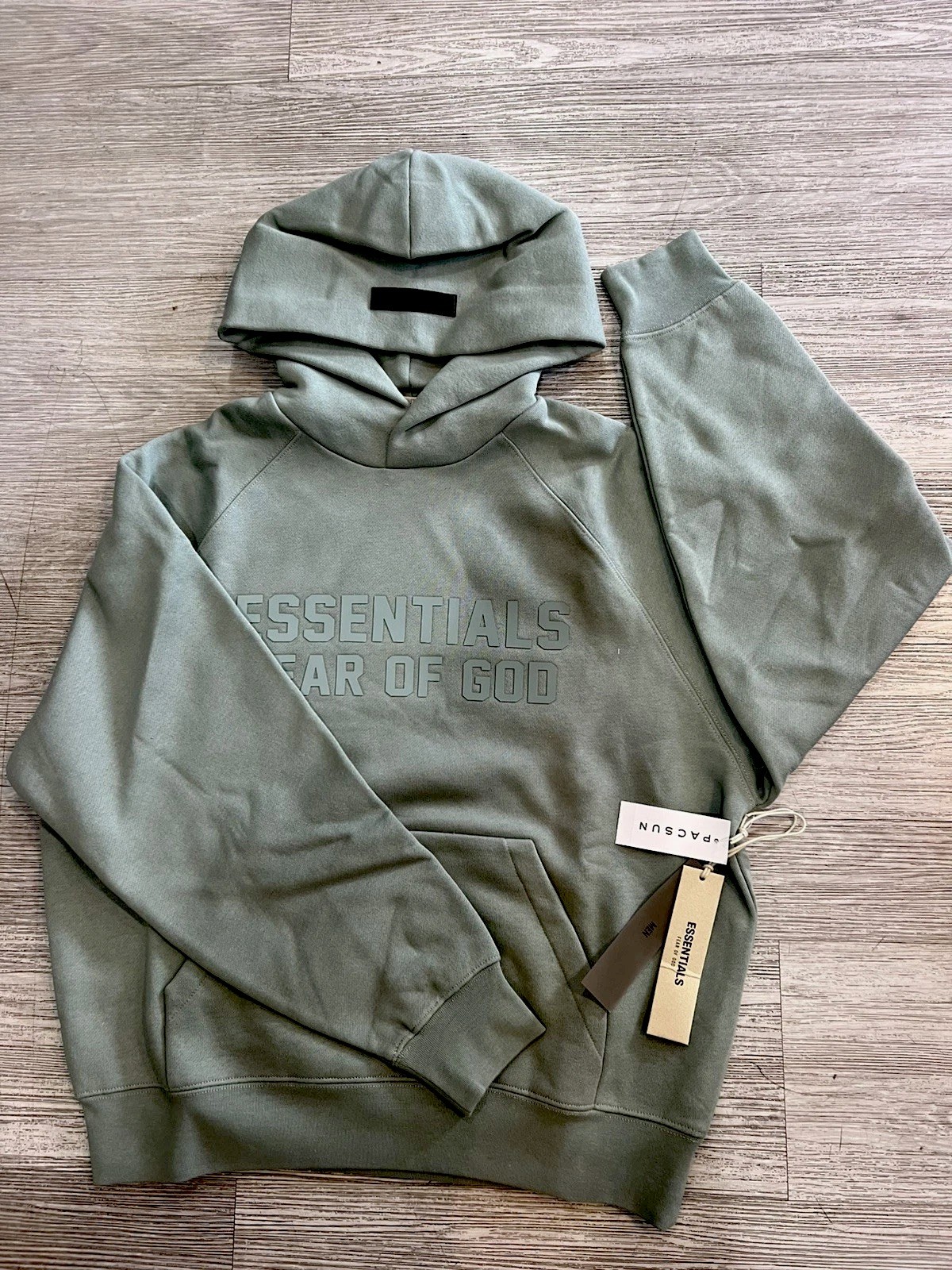 Fear of God Authentic Essentials Sycamore Oversized Fleece Cotton Hoodie Unisex