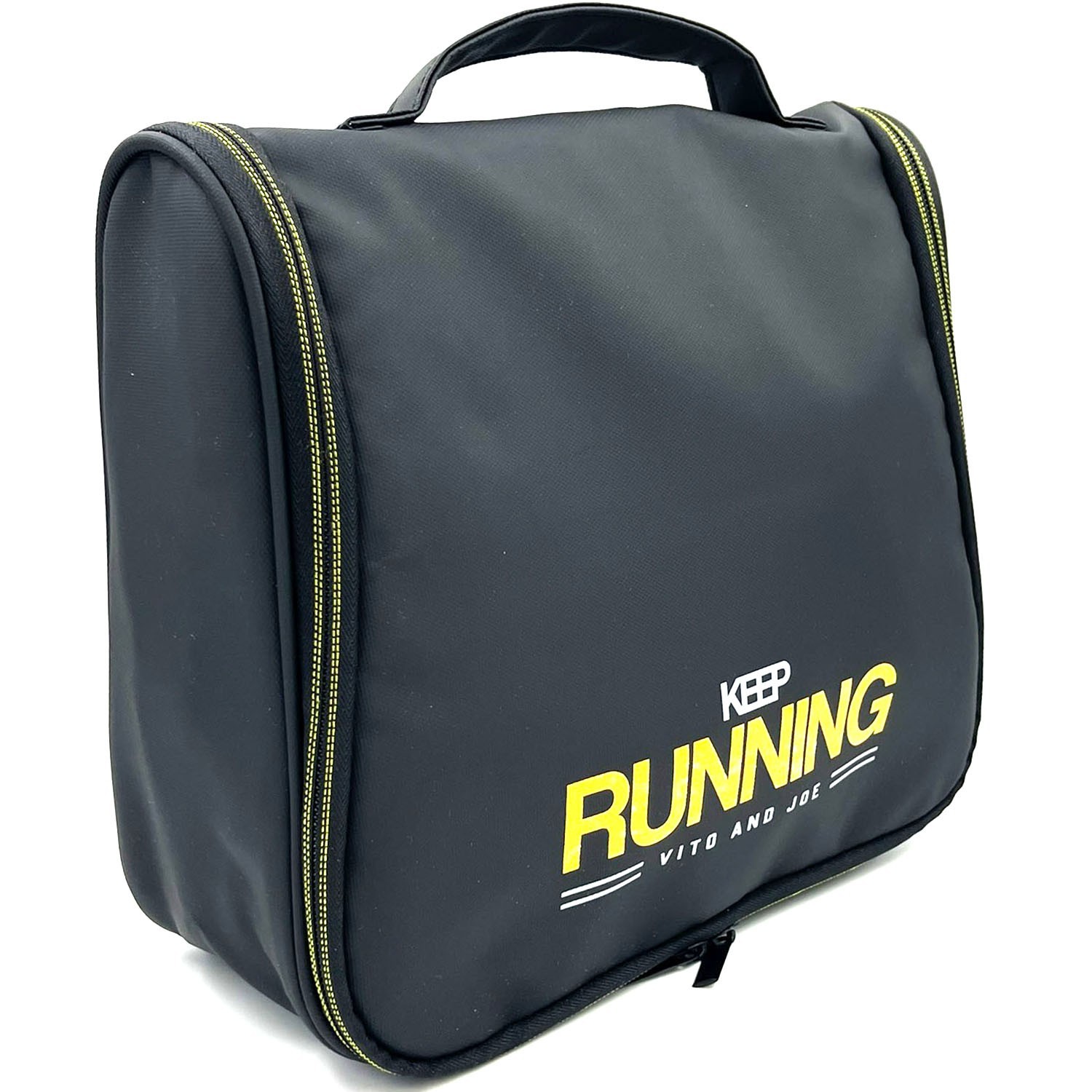 Vito & Joe Kulturbeutel Herren Kulturtasche Waschtasche XL Toiletbag Schwarz