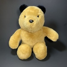 Brown Bear Plush 13" Eden Toys Stuffed Animal Vintage Black Ears Paddington