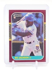 1987 DONRUSS BO JACKSON #205 KANSAS CITY ROYALS BASEBALL Q5194