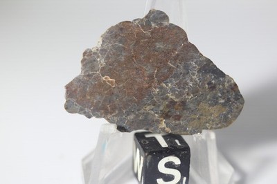 NWA 11182 Lunar  meteorite full slice ultra thin  Weight 1.82 grams