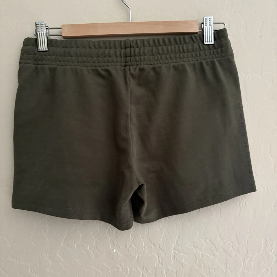 "Helsinki Athletica Athletics Sentadilla 3.5"" Gimnasio Entrenamiento Pantalones Cortos Caqui Verde Pequeño" Foto 3 de 4