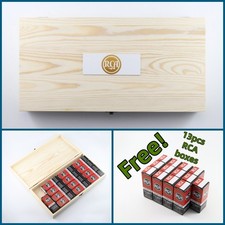 RCA Storage Wooden Box for Vacuum Tube free tube boxes for 6V6GT 6SN7 6SJ7 6SQ7