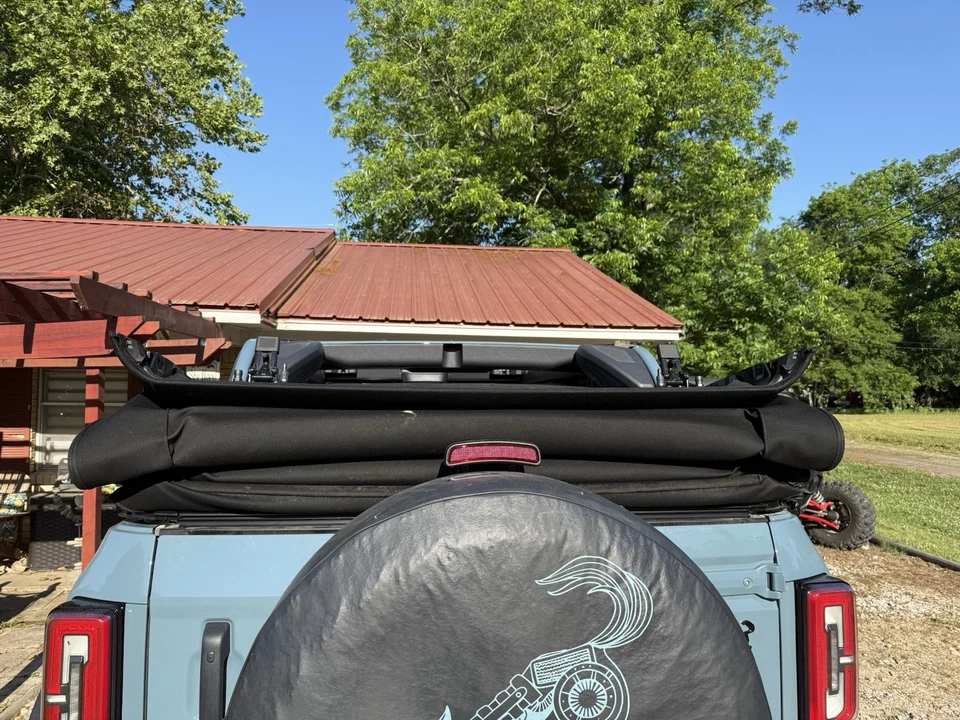 Ford Convertible 21 a 25 Bronco OEM sarga negra techo blando 4 puertas Foto 2 de 4