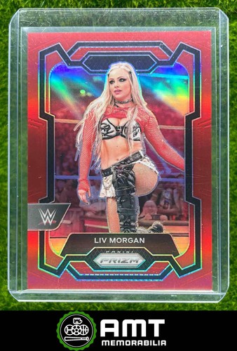 2024 Panini Prizm WWE #177 Liv Morgan Red Prizms 222/299 Raw