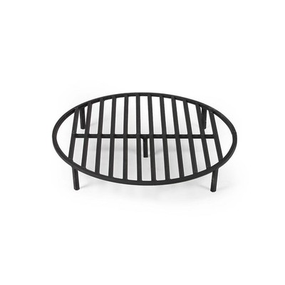 TITAN GREAT OUTDOORS Ash & Ember Round Fire Pit Grate, Heavy Duty 1/2in Steel...