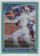 2018 Donruss Optic Rated Rookie Variation Aqua Prizm Amed Rosario (Queens) 0rf