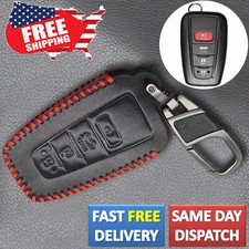 For Toyota Camry Rav4 Chr Prius Corolla Leather Smart.key Fob Case Cover 4button For Toyota Camry Rav4 Chr Prius Corolla Leather Smart.key Fob Case Cover 4button