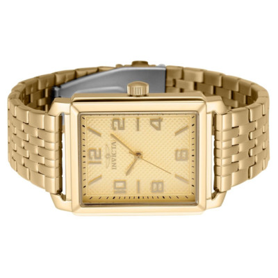 Vintage Men's Watch Invicta - 33.5mm Full Luxury Gold For