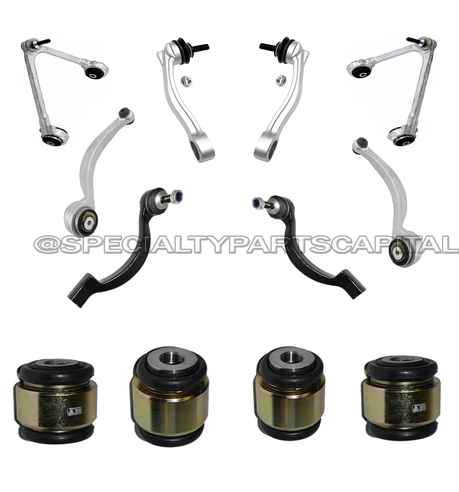 ВЕРХНИЙ + НИЖНИЙ РЫЧАГИ УПРАВЛЕНИЯ ШАРОВЫЕ ШАРНИРЫ ВТУЛКИ НОСОК ССЫЛКА АНКЕРНЫЙ СТЕРЖЕНЬ JAGUAR XJR набор 24 - Изображение 3 из 4