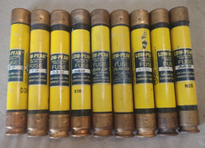 LOT OF 6 PCS COOPER BUSSMANN,LPS-RK-5SP,LOW-PEAK 5 AMP FUSES
