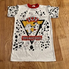Vintage Disney 101 Dalmatians Nightgown Size 6 Sleepwear Sleep Shirt