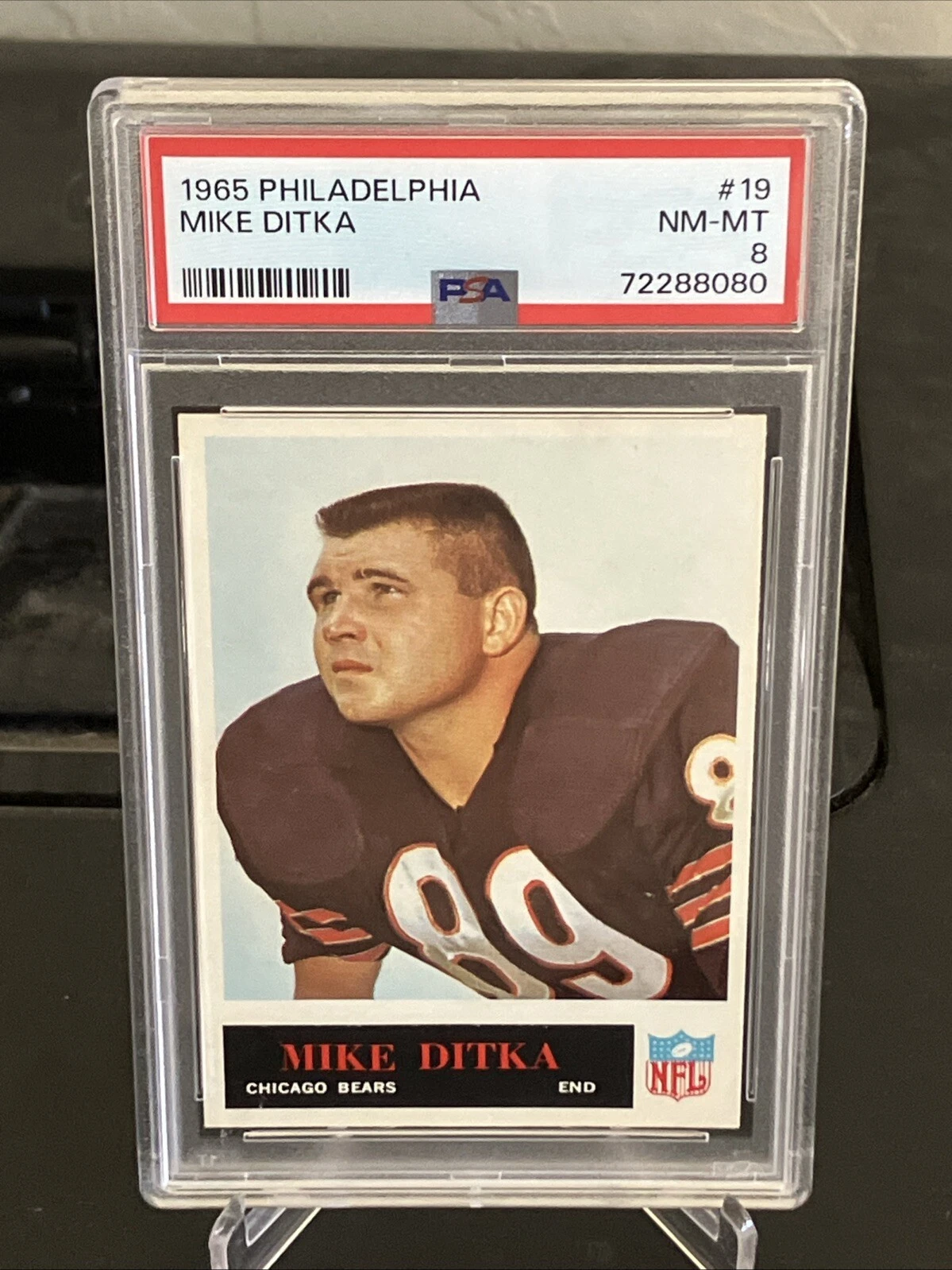 Mike Ditka trading card