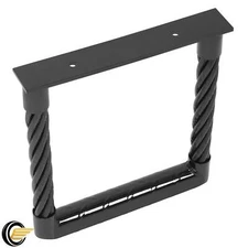 12" x 12" Truck Step Perforated Cable Step Universal Steel Black For Tractor