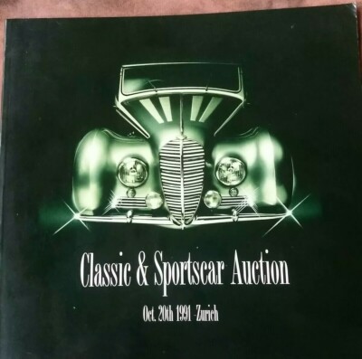 Classic & Sportscar Auction 20.10.1991 Zürich
