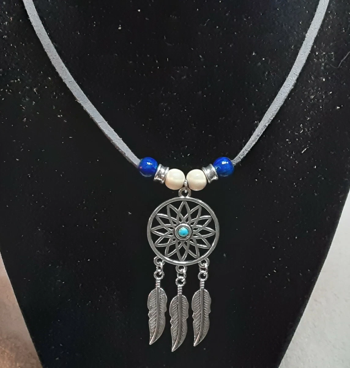 Native american dreamcatcher necklace deals