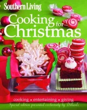 Southern Living Cooking for Christmas Cookbook - Hardcover - GOOD