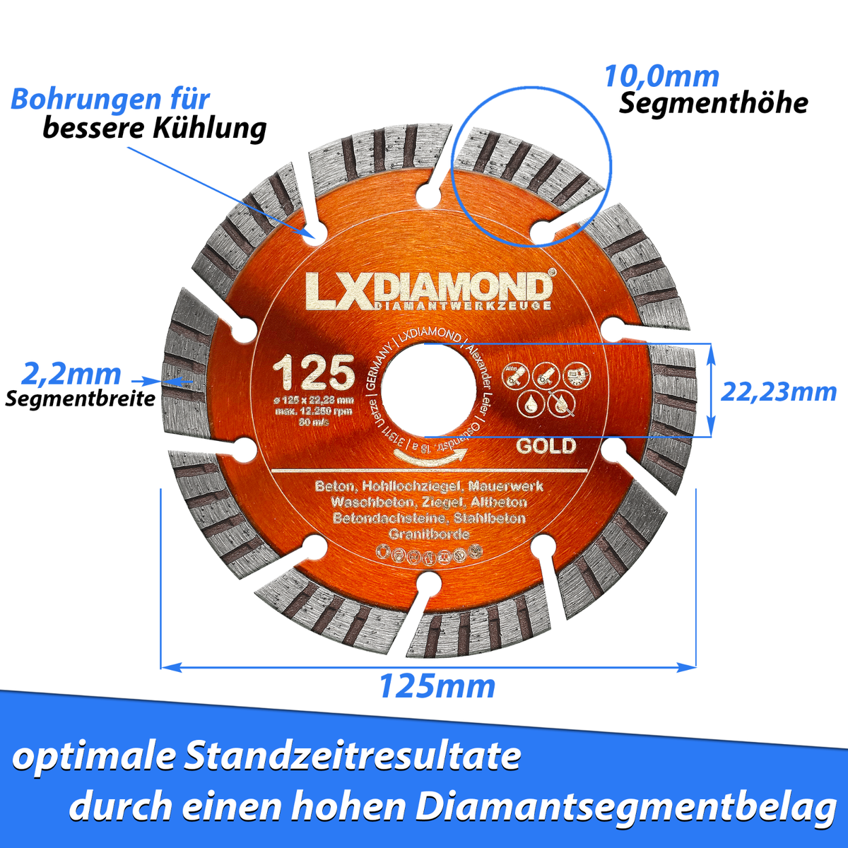 Cedima Diamantscheibe EC-18 Beton Basic - 350 x 25.4 mm - Diamantscheiben für Beton Cedima Diamantscheibe EC-18 Beton Basic - 350 x 25.4 mm - Diamantscheiben für Beton