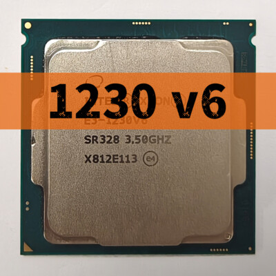 Intel Xeon E3-1230v6 SR328 3.5GHz 4 Cores 8Threads 8MB 72W LGA1151 CPU Processor