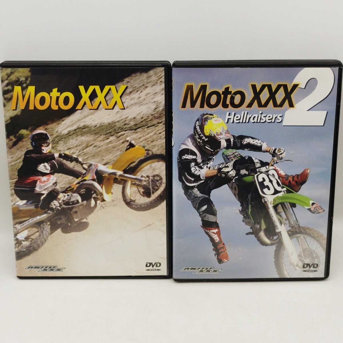 Moto XXX Moto XXX 2 Hellraisers DVD Motocross Freestyle Lot Of 2