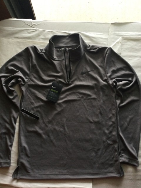 nike breathe quarter zip pullover