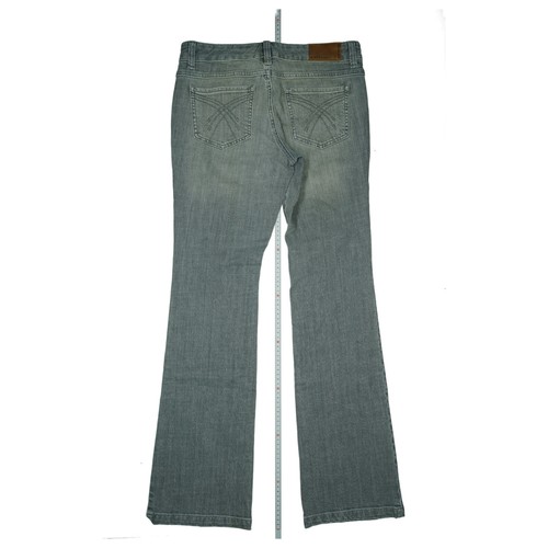 OUI SET Damen Jeans Hose stretch Bootcut schlag flare 34 30/32 W30 L32 Grau Neu - Bild 3 von 7