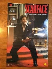 SCARFACE SAY HELLO Vintage rolled poster 22.5" X 34" #1001 By SCORPIO POSTERS