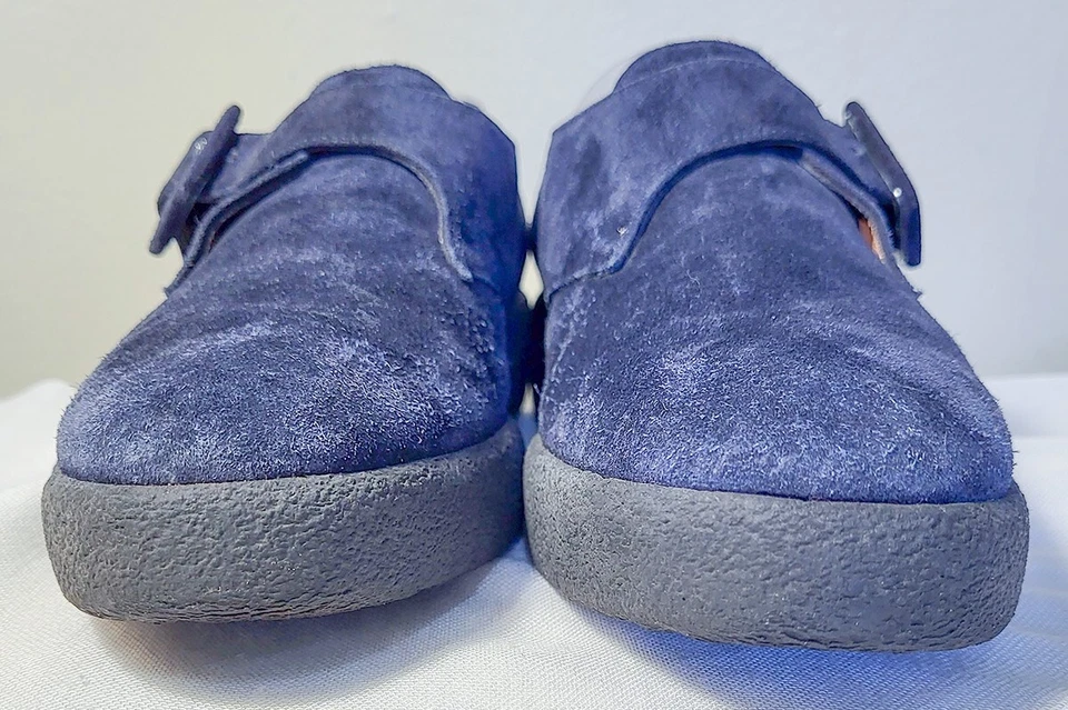 Zapatos Mocasines Robert Clergerie Gamuza Cuero Plataforma Talla 7 Foto 4 de 4