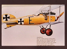 WWI Albathros D.II German Fighter Plane Photo Archive Slide Vintage