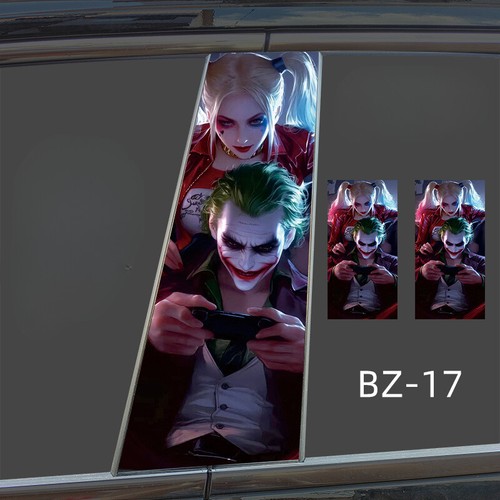 2x Halloween Car Center Pillar Sticker For B-pillar Protective Film Window Post - Picture 9 of 15