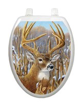 Toilet Tattoos Deer Toilet Seat Decor Crowning Glory Stag Vinyl Toilet Tattoos Deer Toilet Seat Decor Crowning Glory Stag Vinyl