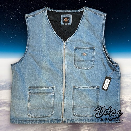 Upcycle Vintage Marvel Graphic Dickies Denim Vest 2XL Hulk Avengers - Picture 5 of 9