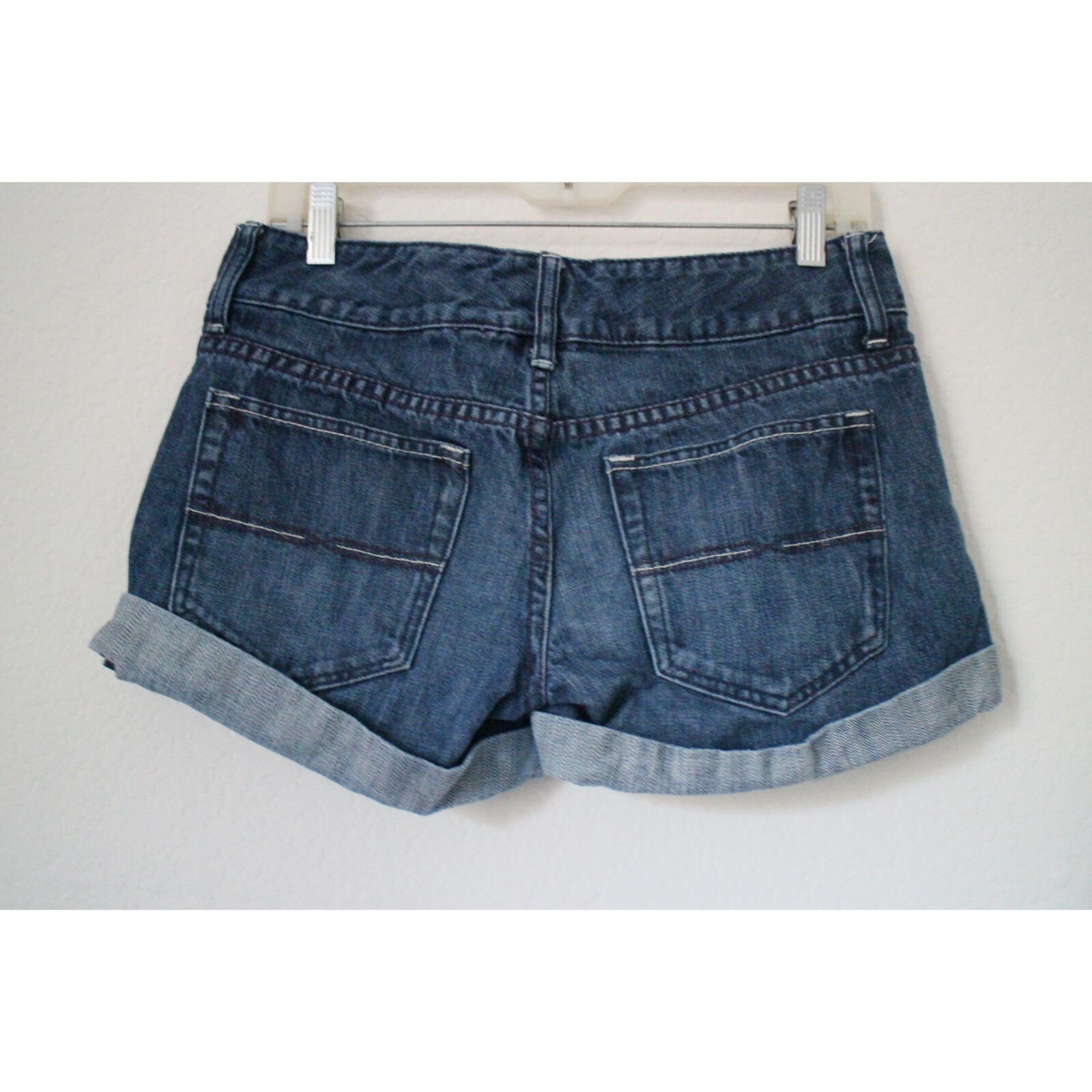 X2 Denim Laboratory Jeans Shorts with Side Buttons - Gem