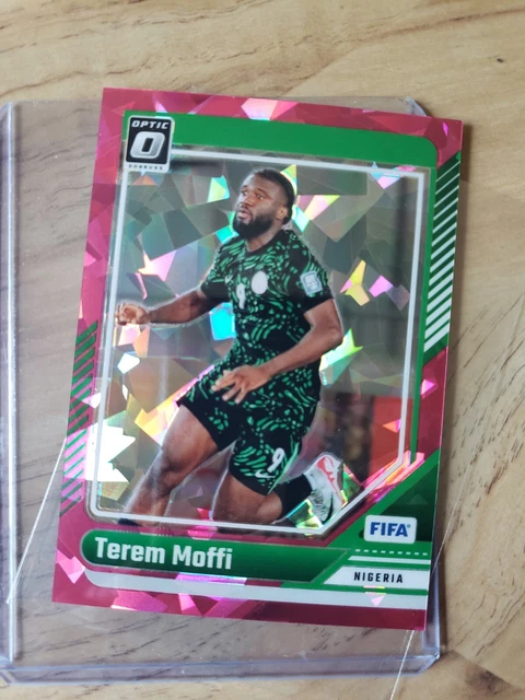 2024-25 Donruss Soccer. Terem Moffi Pink Ice Diamond Optic /25. SP Fifa