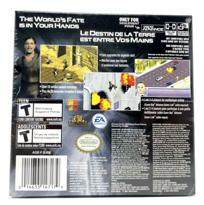 James Bond 007 Everything Or Nothing Gameboy Advance NEW Sealed