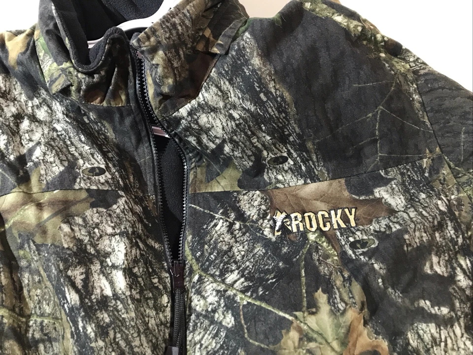 Rocky ProHunter Men’s Large Parka With Reversible Insert Camo & Black - Image 4 of 4