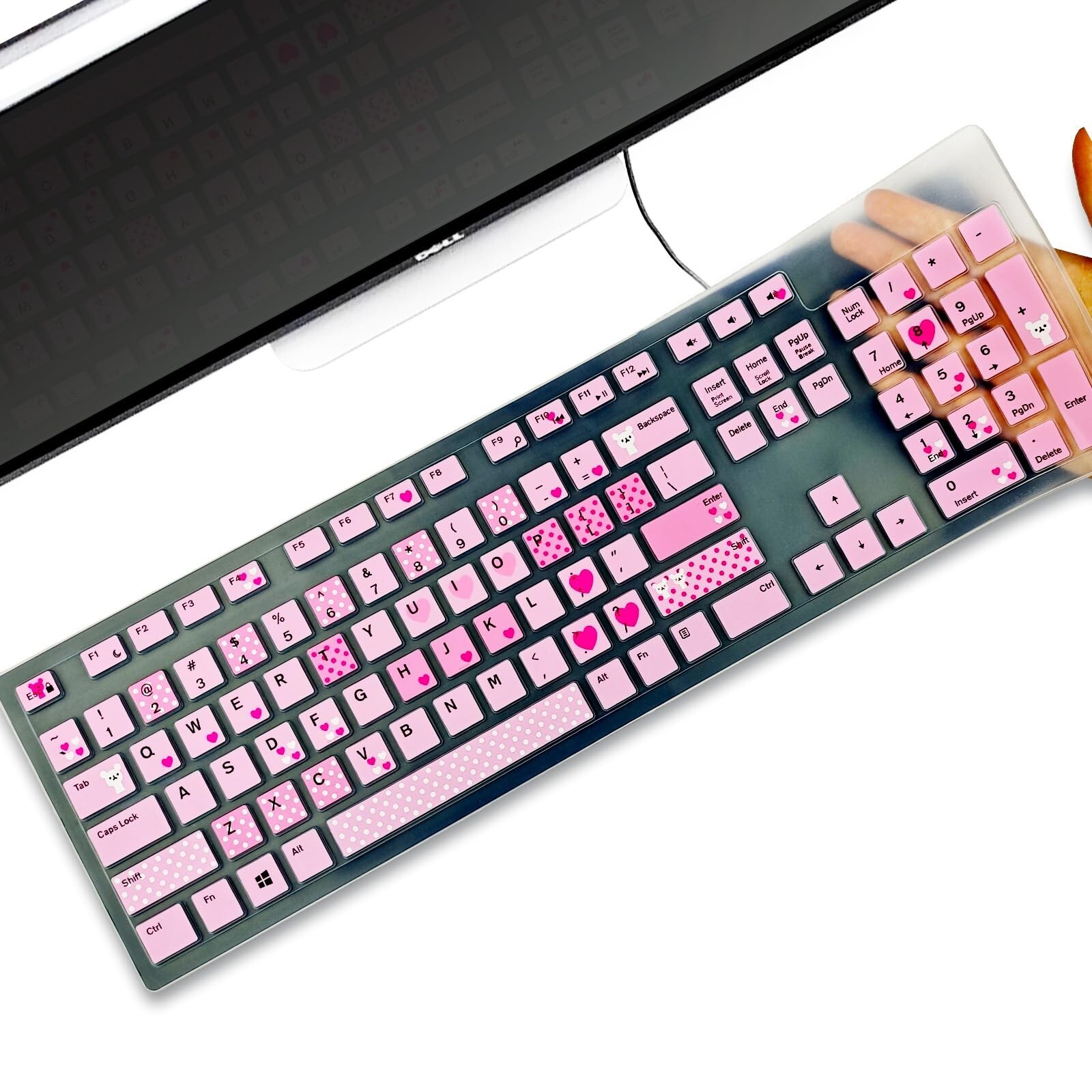 Keyboard Covers for Dell KM636 KB216 Wireless Wired Keyboards, Dell Optiplex ...