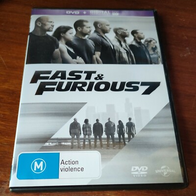 Fast & Furious 7 (DVD, 2015) Jason Statham, Dwayne Johnson R4 FREE POST