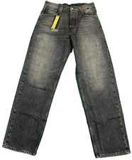 RHUDE Authentic Wide Leg Black Denim Mens Jeans Size 30 MSRP: $795.00 NWT!