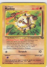 1999 Mankey Common Jungle 55/64 NM Unlimited LP-NM