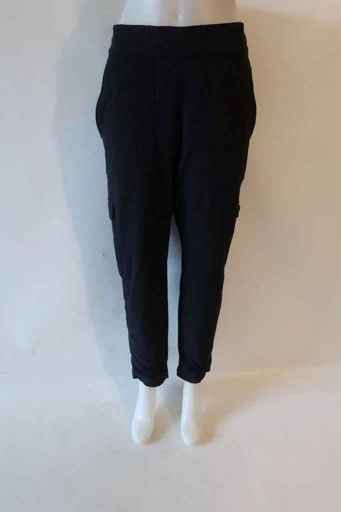 Womens Athleta Black Active Cargo Pants 12