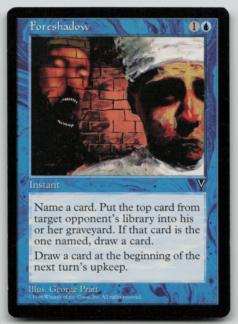 Foreshadow [Visions - 33] Lightly Played Uncommon Magic